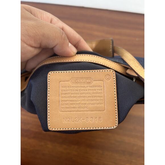 Rehab Project Vintage Y2k Coach Hampton 8318 Denim Clip Hobo Shoulder Bag Read! - Picture 14 of 15